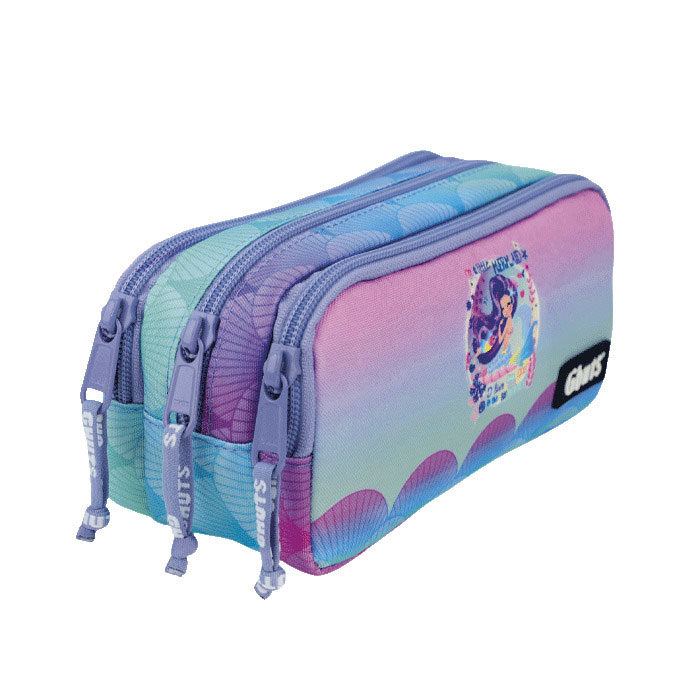 Estojo Escolar Ghuts New Triple Lovely Ocean 2025 Gh243-P01 ( Imagem 2 de 2 ) - Preview