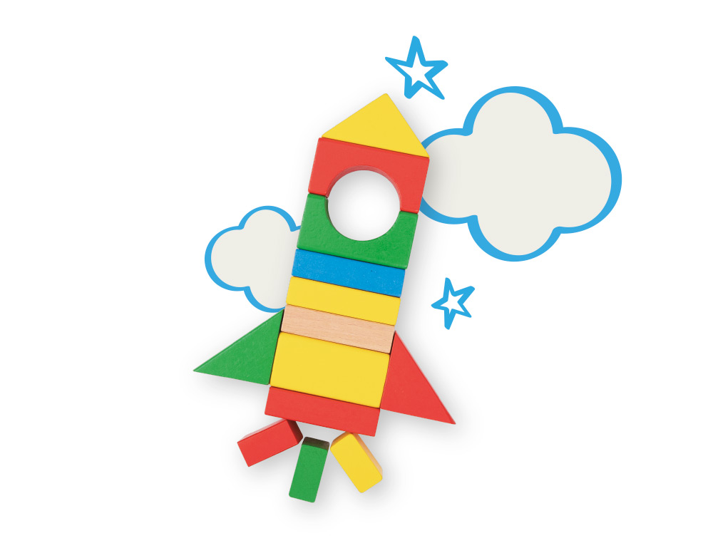 Jogo infantil imaginovo madeira construcao de blocos +12 meses 100 pecas 29x29x3,5cm ( Imagem 5 de 9 ) - Preview