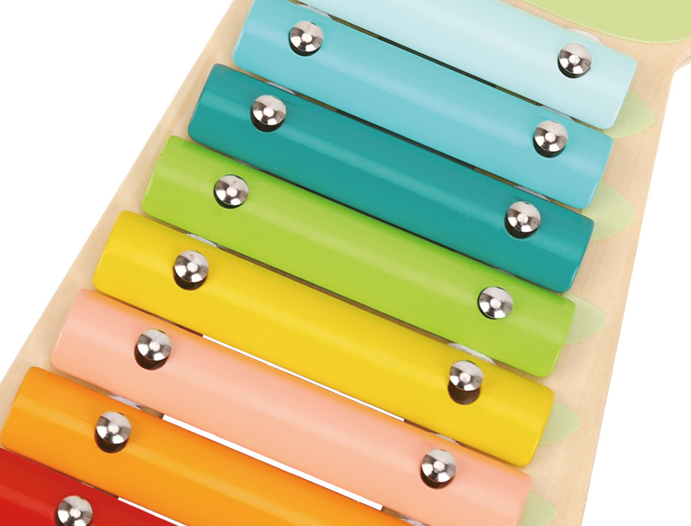 Jogo infantil imaginovo madeira xilofone instrumento musical crocodilo +18 meses 28x14,8x2,5cm ( Imagem 4 de 10 ) - Preview
