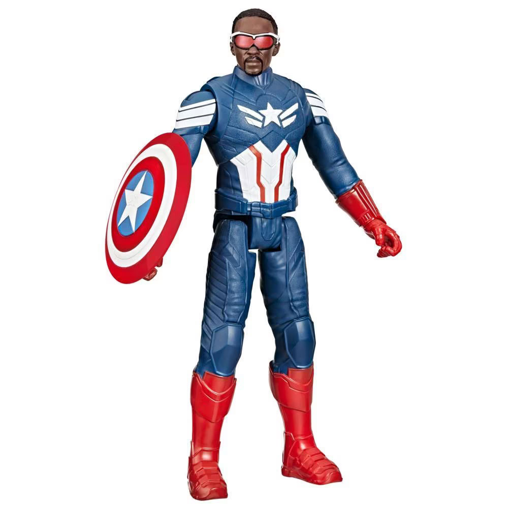 Capitao America Brave New World Titan Hero Sam Wilson 30Cm Marvel Hasbro F9276 ( Imagem 2 de 4 ) - Preview