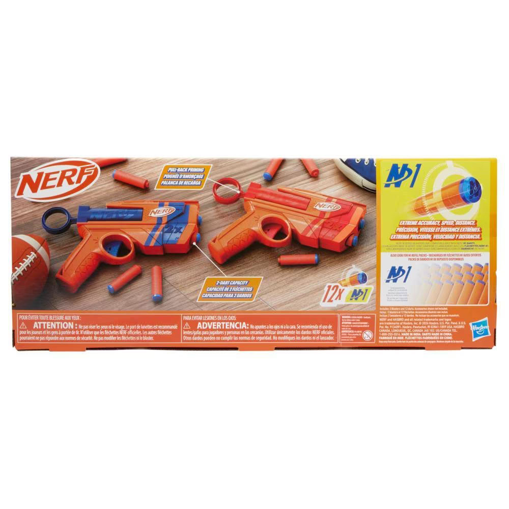 Nerf N Series Duo Pack Dart Blasters + 12 Darts G1492 ( Imagem 4 de 4 ) - Preview