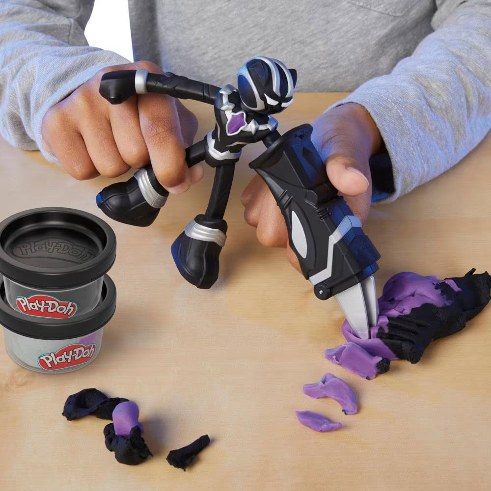 Plasticina Marvel Pantera Negra Garra Aparadora Play-Doh Hasbro G0055/F9829 ( Imagem 3 de 4 ) - Preview