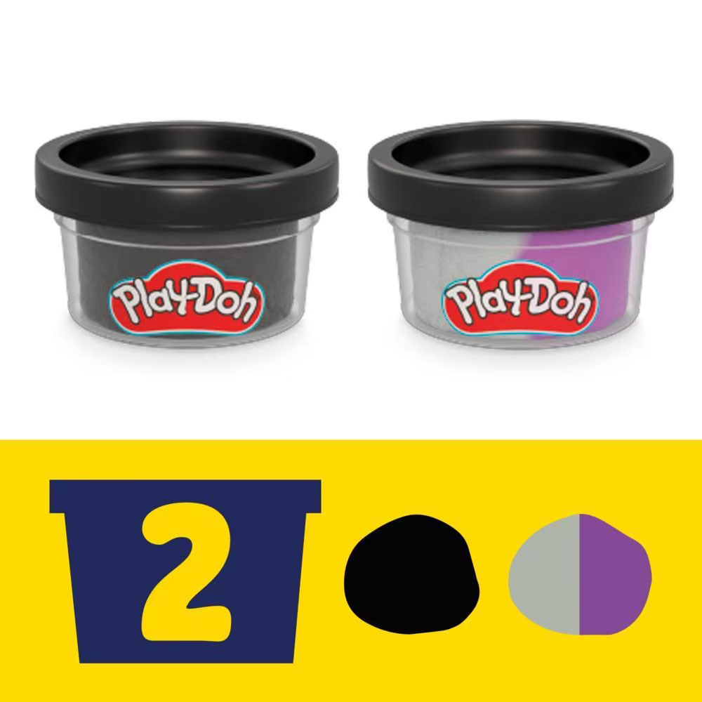 Plasticina Marvel Pantera Negra Garra Aparadora Play-Doh Hasbro G0055/F9829 ( Imagem 4 de 4 ) - Preview