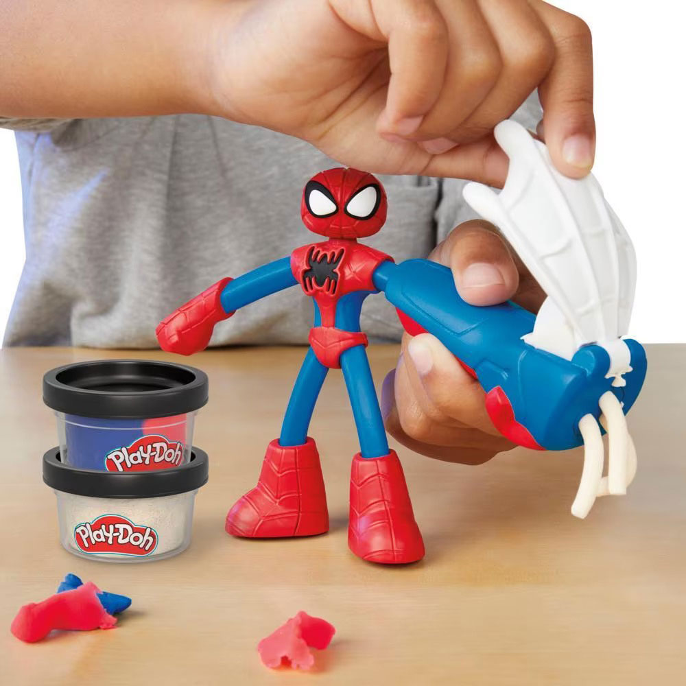 Plasticina Marvel Spider-Man Espremedor De Teias Play-Doh Hasbro G0058/F9829 ( Imagem 4 de 4 ) - Preview