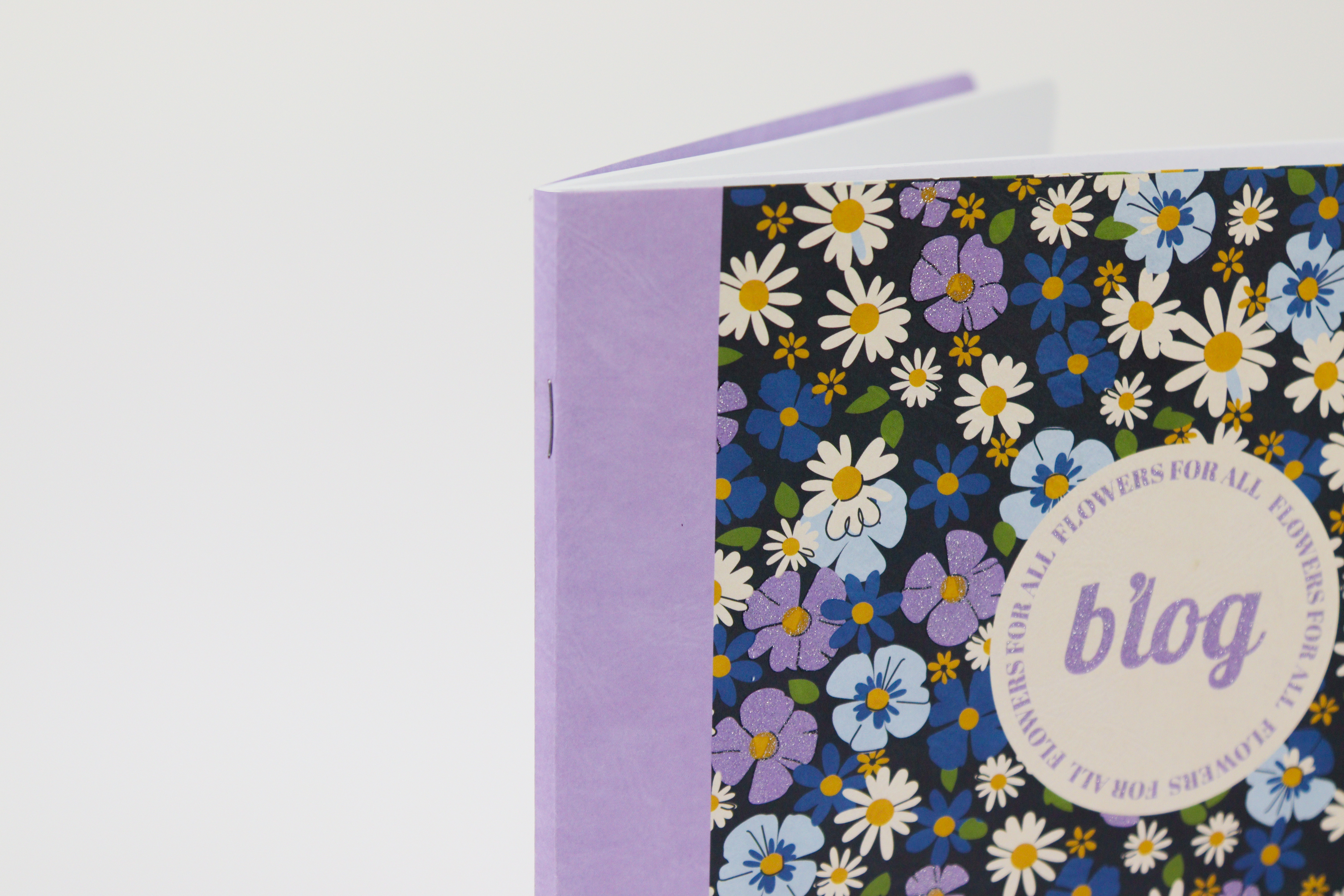Caderno Agrafado A4 48f/90g Quadriculado B'LOG FLOWERS ( Imagem 3 de 5 ) - Preview