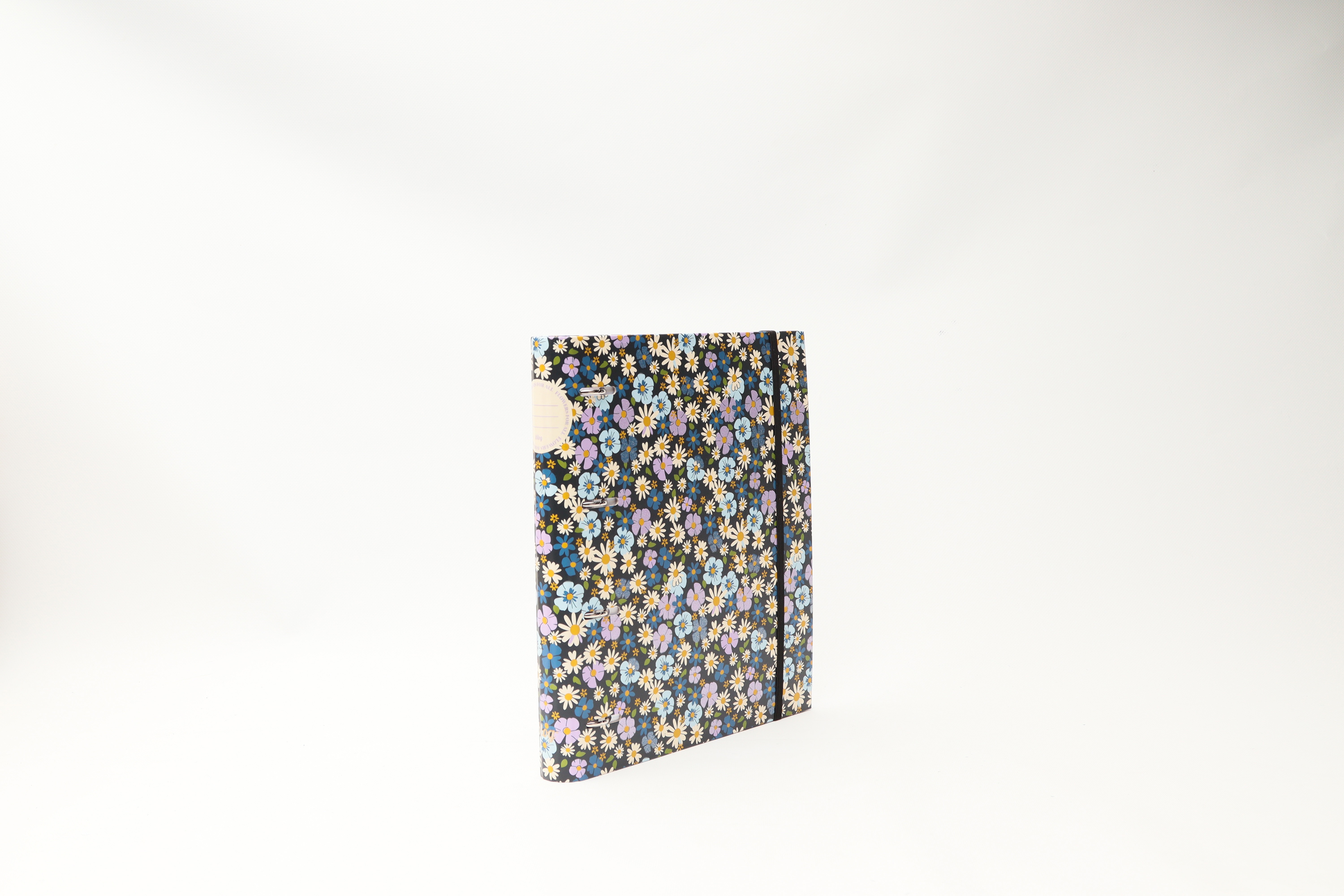 Capa A4 4 Argolas c/ Recarga Paut. c/ Separadores e Elástico B'LOG FLOWERS ( Imagem 3 de 5 ) - Preview