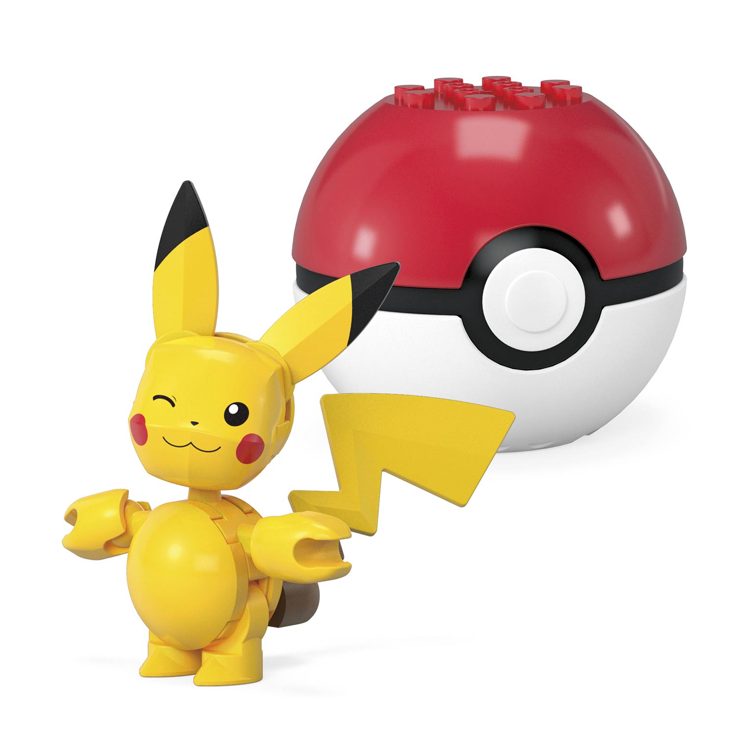 Mega Pokemon Construx Pokebola Ditto & Pikachu 42 Pecas Mattel Hxp11/Jct43 ( Imagem 3 de 4 ) - Preview