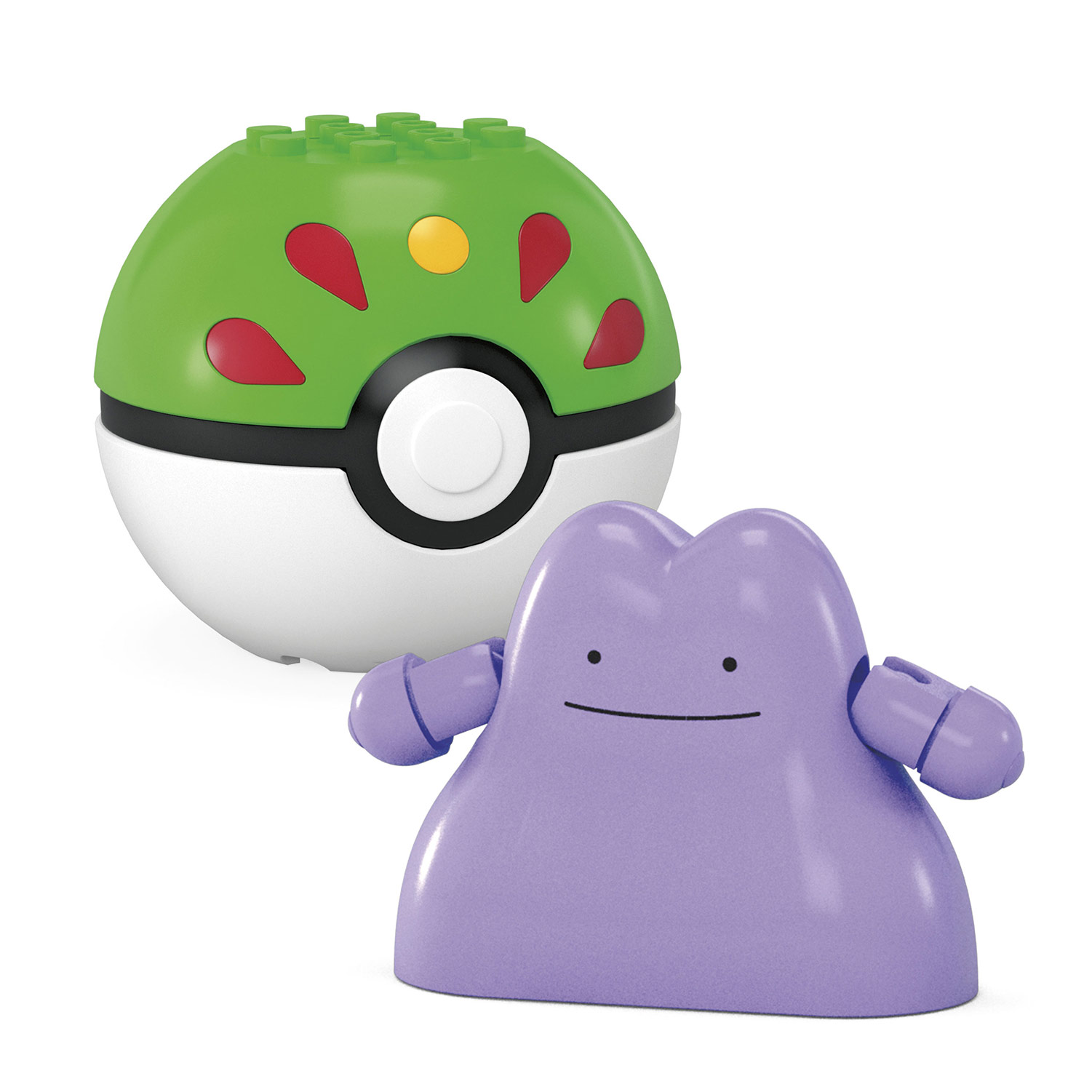 Mega Pokemon Construx Pokebola Ditto & Pikachu 42 Pecas Mattel Hxp11/Jct43 ( Imagem 4 de 4 ) - Preview