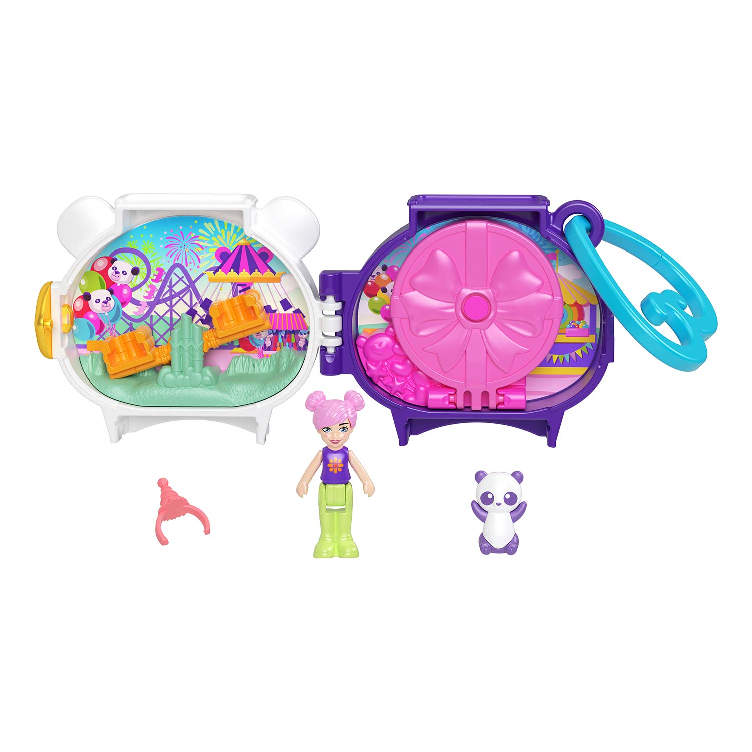 Polly Pocket Pet Connects Panda Mattel Gyv99/Hrd38 ( Imagem 3 de 4 ) - Preview