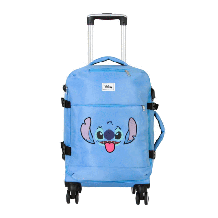 Disney Lilo e Stitch Face Mala de Cabine 4 Rodas, Azul ( Imagem 3 de 5 ) - Preview