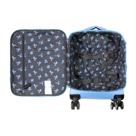 Disney Lilo e Stitch Face Mala de Cabine 4 Rodas, Azul ( Imagem 5 de 5 ) - Preview