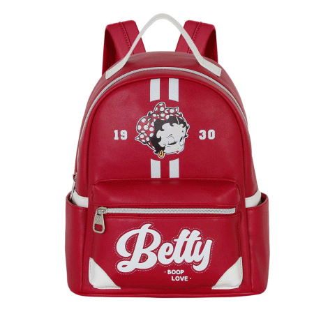 Betty Boop Varsity Mochila Heady, Borgonha ( Imagem 3 de 4 ) - Preview