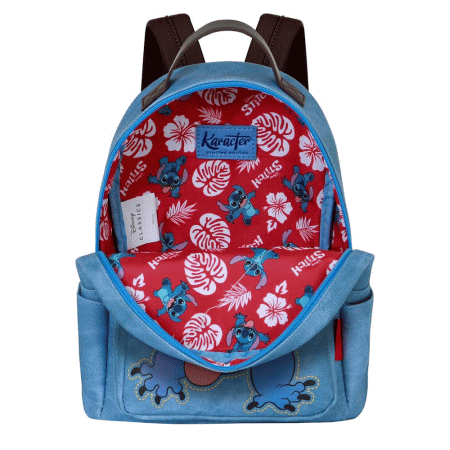 Disney Lilo e Stitch Updown Mochila Heady 2.0, Azul ( Imagem 4 de 4 ) - Preview