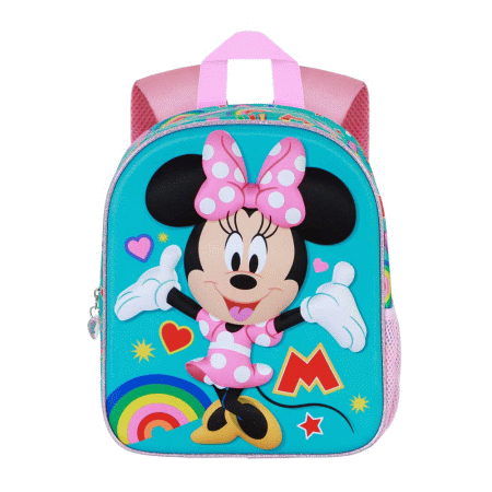 Disney Minnie Mouse Greet Mochila 3D Elite, Turquesa ( Imagem 4 de 5 ) - Preview