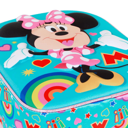 Disney Minnie Mouse Greet Mochila 3D Elite, Turquesa ( Imagem 5 de 5 ) - Preview