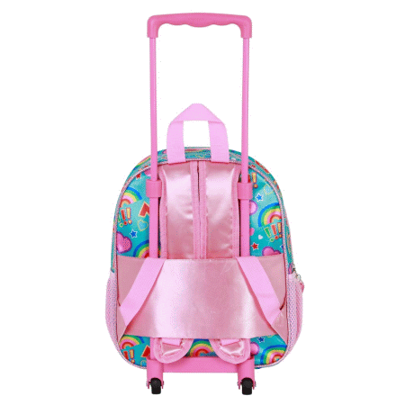 Disney Minnie Mouse Greet Mochila 3D com Rodas Pequena, Turquesa ( Imagem 3 de 5 ) - Preview