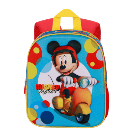 Disney Mickey Mouse Scooter Mochila 3D Elite, Azul ( Imagem 3 de 5 ) - Preview