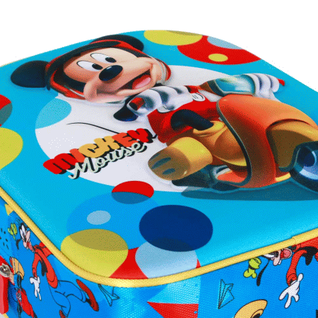 Disney Mickey Mouse Scooter Mochila 3D Elite, Azul ( Imagem 5 de 5 ) - Preview