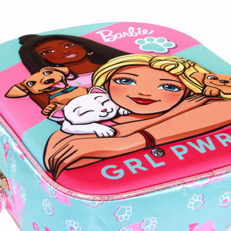 Barbie Pets Mochila 3D Elite, Rosa ( Imagem 3 de 5 ) - Preview