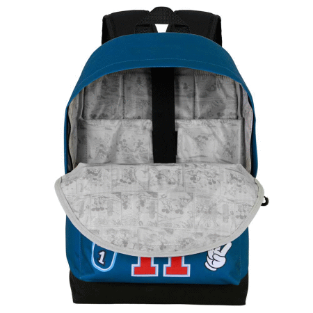 Disney Mickey Mouse Class Mochila HS FAN 2.2, Azul ( Imagem 5 de 5 ) - Preview