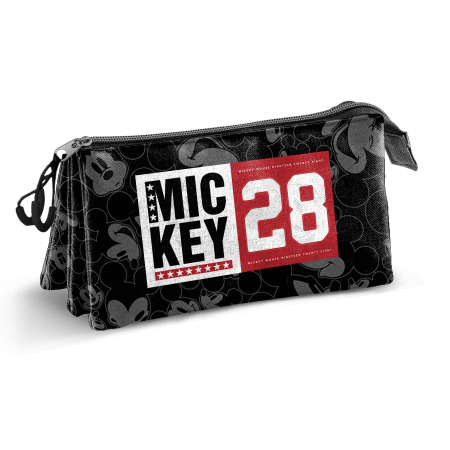 Disney Mickey Mouse Year Estojo Triplo, Preta ( Imagem 2 de 2 ) - Preview