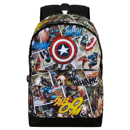 Marvel Capitão América Comic Mochila HS FAN 2.2, Multicolorido ( Imagem 2 de 4 ) - Preview