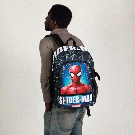 Marvel Homem-Aranha Maximum Mochila Fight FAN 2.2, Azul ( Imagem 2 de 2 ) - Preview