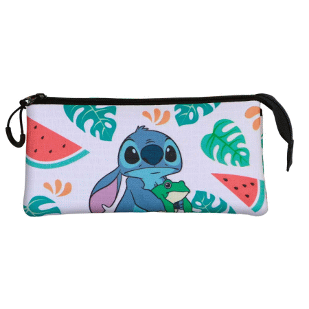 Disney Lilo e Stitch Frog Estojo Triplo, Multicolorido ( Imagem 2 de 4 ) - Preview