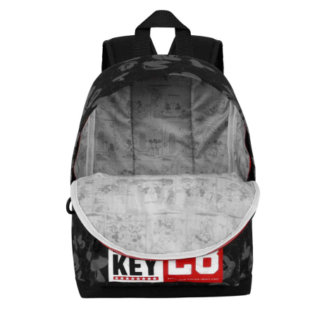 Disney Mickey Mouse Year Mochila Pequena HS FAN, Preta ( Imagem 4 de 4 ) - Preview