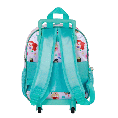 Disney Princesas Rainbows Mochila 3D com Rodas Pequena, Multicolorido ( Imagem 4 de 5 ) - Preview