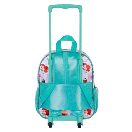 Disney Princesas Rainbows Mochila 3D com Rodas Pequena, Multicolorido ( Imagem 5 de 5 ) - Preview