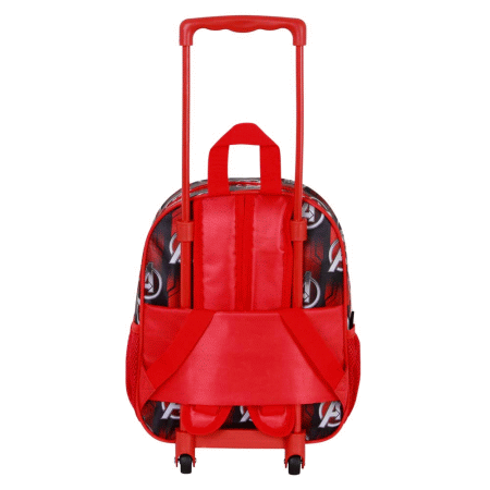 Marvel Os Vingadores Almighty Mochila 3D com Rodas Pequena, Vermelha ( Imagem 5 de 5 ) - Preview