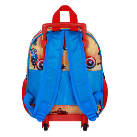 Marvel Os Vingadores Attack Mochila 3D com Rodas Pequena, Vermelha ( Imagem 5 de 5 ) - Preview