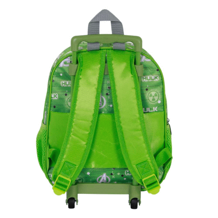 Marvel Hulk Rage Mochila 3D com Rodas Pequena, Verde ( Imagem 5 de 5 ) - Preview