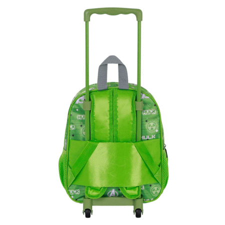 Marvel Hulk Rage Mochila 3D com Rodas Pequena, Verde ( Imagem 3 de 5 ) - Preview