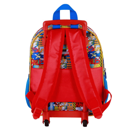 Sonic The Hedgehog - SEGA Unstoppable Mochila 3D com Rodas Pequena, Azul ( Imagem 4 de 5 ) - Preview