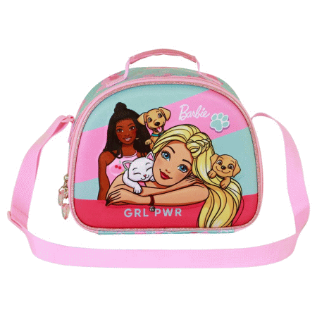 Barbie Pets Lancheira 3D, Rosa ( Imagem 3 de 3 ) - Preview