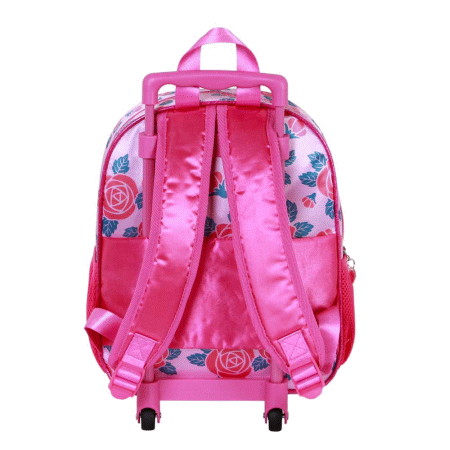 Disney Princesas Flowers Mochila 3D com Rodas Pequena, Rosa ( Imagem 3 de 5 ) - Preview