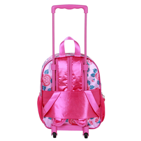 Disney Princesas Flowers Mochila 3D com Rodas Pequena, Rosa ( Imagem 5 de 5 ) - Preview