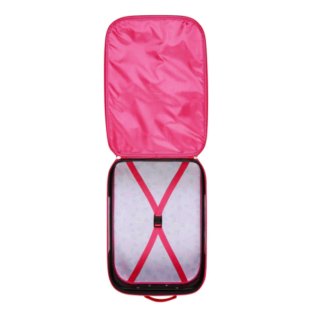 Disney Princesas Flowers Mala Trolley Soft 3D, Rosa ( Imagem 4 de 4 ) - Preview