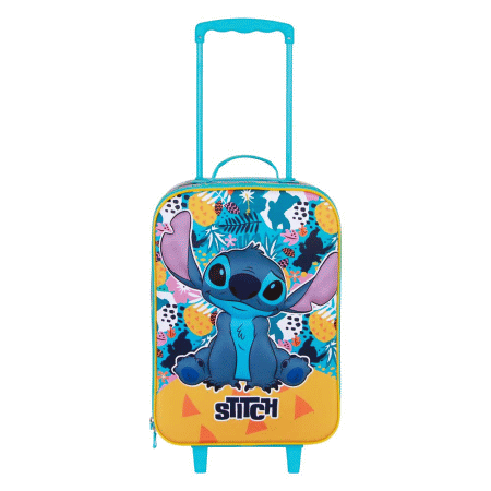 Disney Lilo e Stitch Colors Mala Trolley Soft 3D, Turquesa ( Imagem 4 de 4 ) - Preview