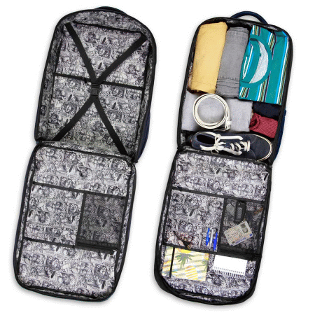 Marvel Capitão América Gears Mochila de Viagem Mercury Grande 47x23x33cm, Azul ( Imagem 2 de 5 ) - Preview