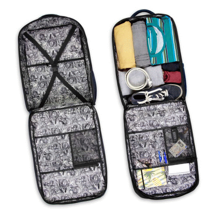 Marvel Capitão América Gears Mochila Mercury Viagem Cabine Avião 40x20x25cm, Azul ( Imagem 2 de 5 ) - Preview