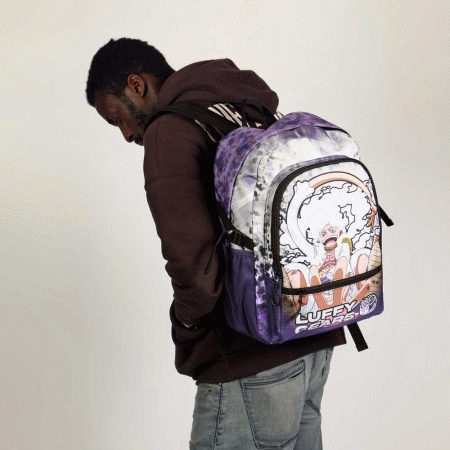 One Piece Luffy Gear 5 Mochila Fight FAN 2.2, Lilás ( Imagem 2 de 5 ) - Preview