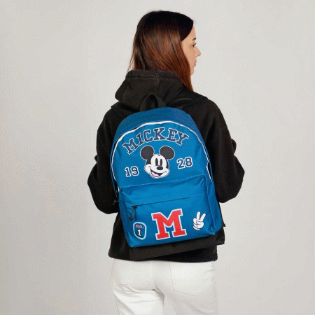 Disney Mickey Mouse Class Mochila HS FAN 2.2, Azul ( Imagem 2 de 5 ) - Preview