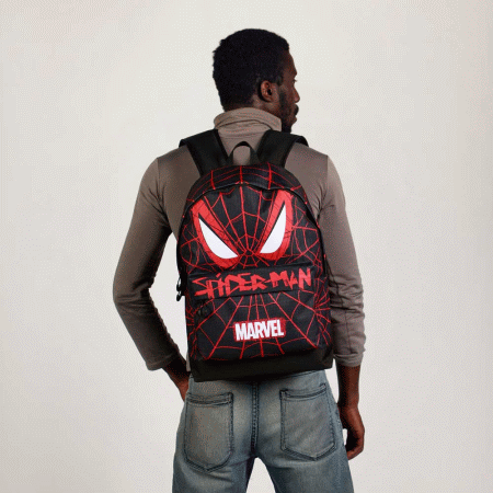 Marvel Homem-Aranha Vision Mochila HS FAN 2.2, Preta ( Imagem 2 de 5 ) - Preview