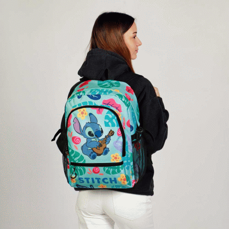 Disney Lilo e Stitch Guitar Mochila Fight FAN 2.2, Verde ( Imagem 2 de 5 ) - Preview