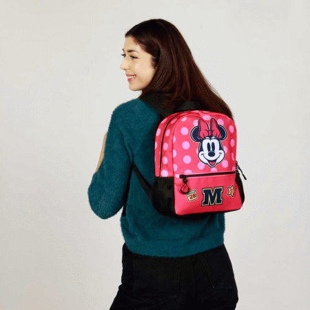 Disney Minnie Mouse Class Mochila Sweet, Rosa ( Imagem 2 de 5 ) - Preview