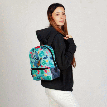Disney Lilo e Stitch Guitar Mochila Sweet, Verde ( Imagem 2 de 5 ) - Preview