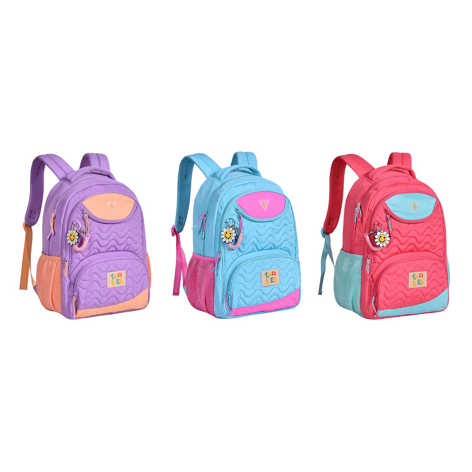 Mochila Com Bolsa Para Portátil 15'' Luluca 44,5X33,5X14,5Cm Sortido Lu24073 ( Imagem 2 de 4 ) - Preview